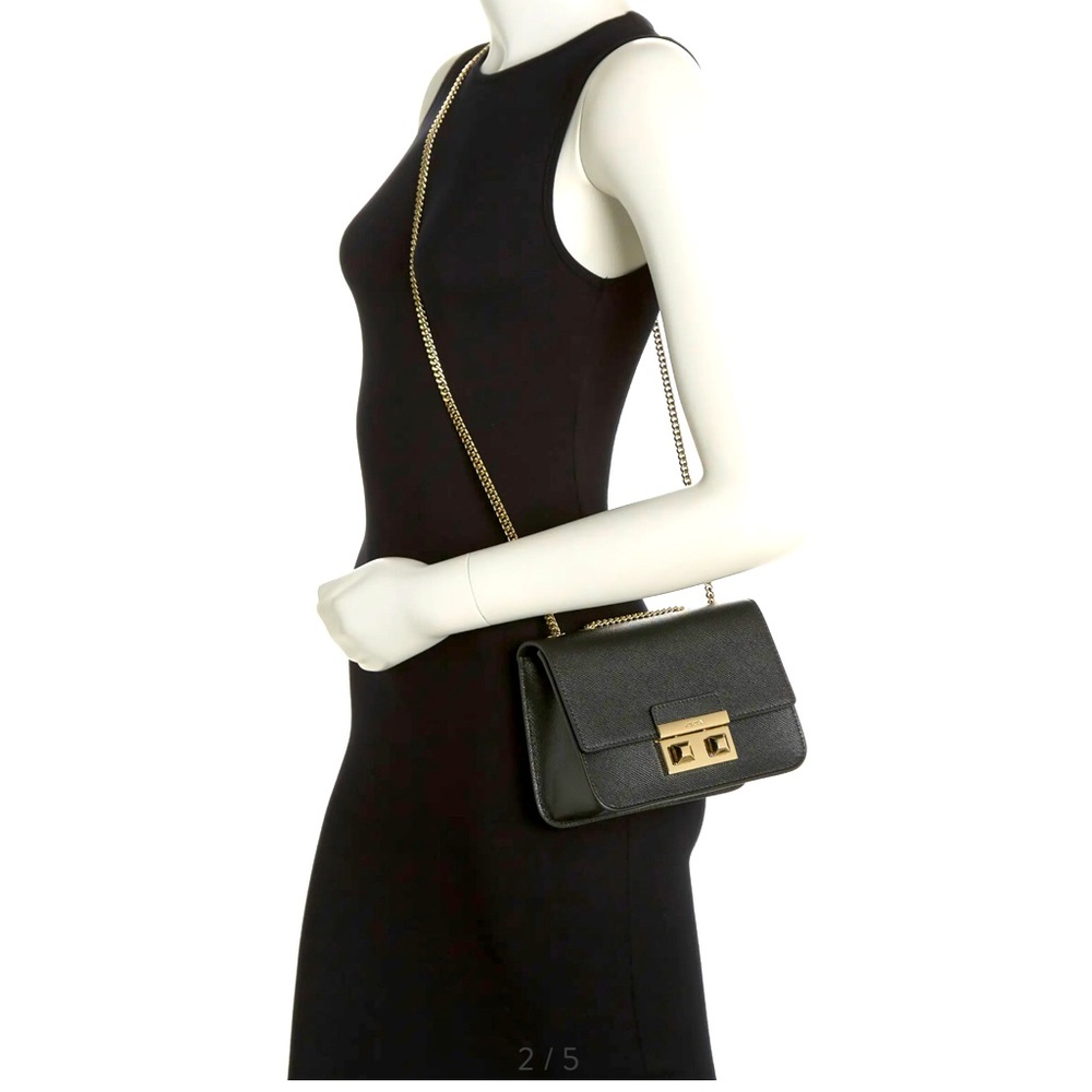 FURLA Bella mini crossbody bag dark navy